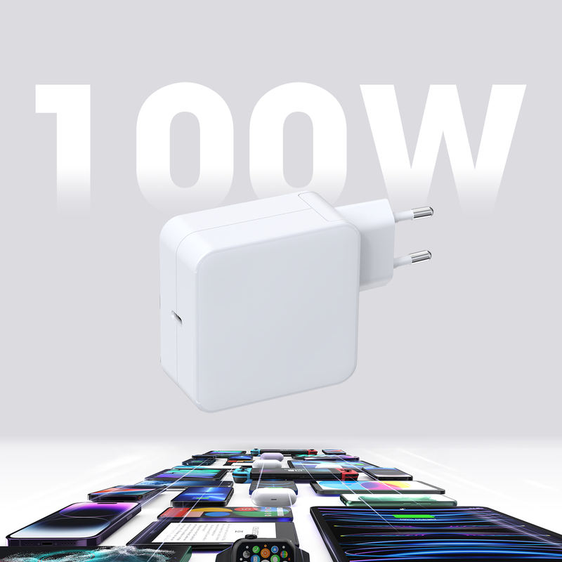 PD100W PD3.0 QC3.0 GaN Foldable Charger Fast 1A 1C 2C Adapter for ...