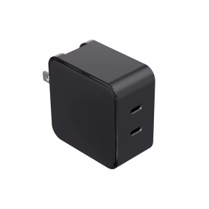 65W Fast Charger 65W 2 Ports Dual Tpye C GAN Wall PD Universal 65 Watt Fast Laptop Charger Adapter for Macbook IPhone Tablet