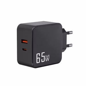 Portable 65W USB C+A Charger PD Rapide 2 Ports Universal Fast Charger Plug 65w GaN Chargeur Type C Compatible for iPhone Samsung