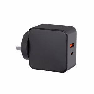 65W Universal AU Fast Type-C Laptop & Mobile Phone Charger PD3.1 QC3.0 2 Type-C Ports GaN OVP Protection
