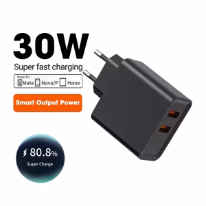 Family Design Fast Charging 30W 35W GAN Charger Adapter Portable Wall PD Charger for Samsung for Apple for iPhone QC3.0 100W