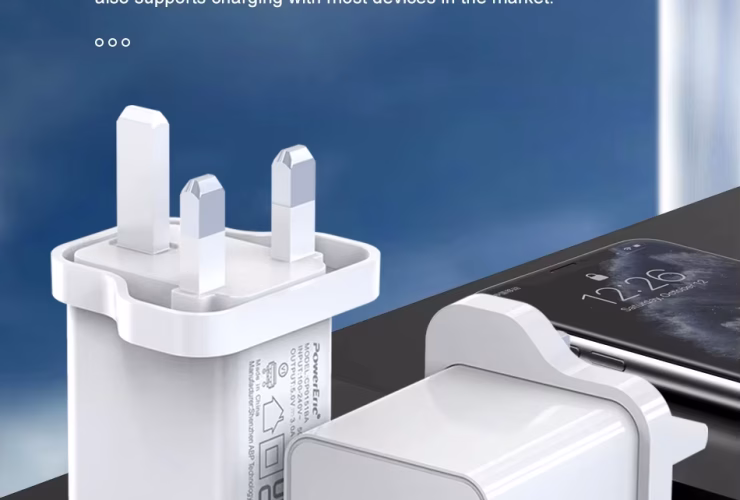 20W PD US plug laptop power adapter connector detail image for 20W UKCA Plug Fast Charger PD in US plug